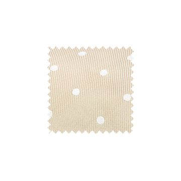 Champagne Large White Spot Swatch - CPLS1