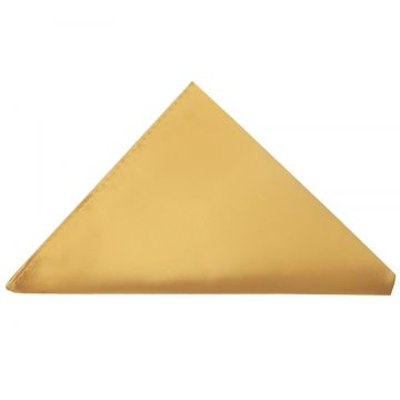 Plain Caramel Pocket Square