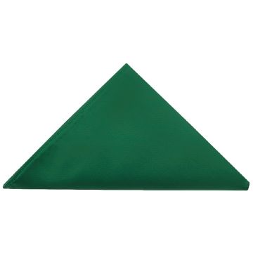Forest Green Satin Pocket Square