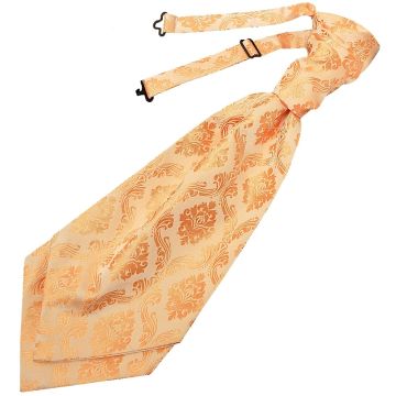 Peach Paisley Men's Cravat Tie