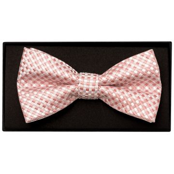 Rose Gold Diamond Neat Mens Bow Tie