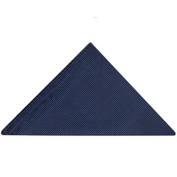 French Navy Silk Twill Pocket Square