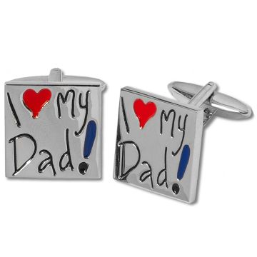 I Love My Dad Cufflinks
