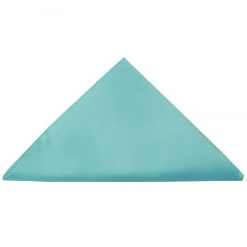 Plain Tiffany Blue Pocket Square