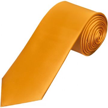 Plain Rust Satin Classic Men's Tie
