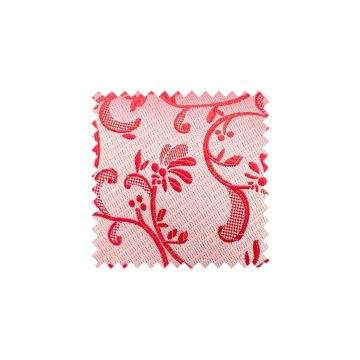 Plain Bright Red Floral Swatch - BRWF1