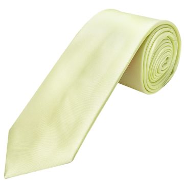 Plain Willow Green Satin Classic Men's Tie