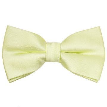 Pre Tied Willow Green Satin Boys Bow Tie Age 18 Months-3 Years
