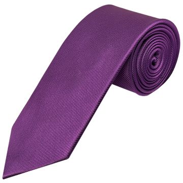 Cadbury Purple Silk Twill Classic Men's Tie