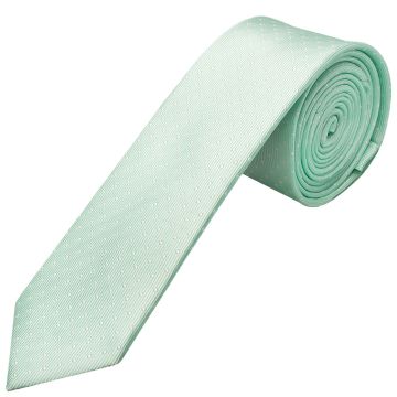 Mint Polka Dot Skinny Men's Tie
