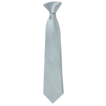 Pre Tied Duck Egg Satin Boys Tie Age 4-7