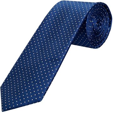 Blue and White Polka Dot Classic Men's Tie