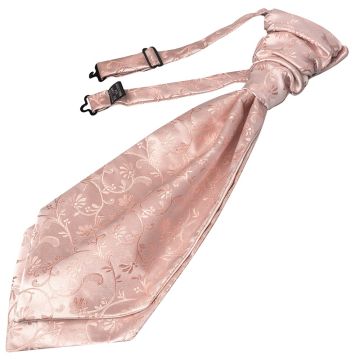 Rose Quartz Floral Men's Cravat Tie