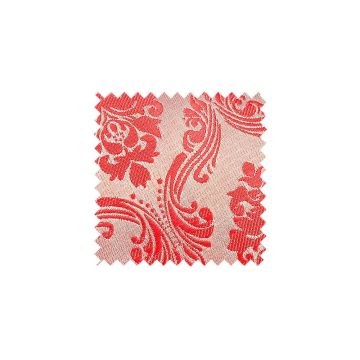 Coral Pink Paisley Swatch - CPWP1