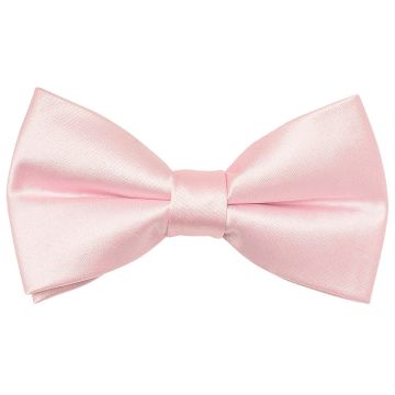Pre Tied Baby Pink Boys Satin Bow Tie Age 18 Months-3 Years