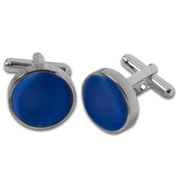 Plain Royal Blue Cufflinks