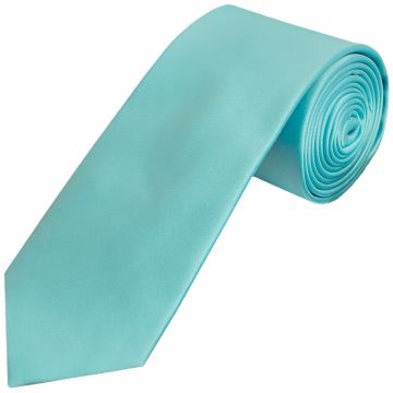 Tiffany Blue Satin Classic Men's Tie