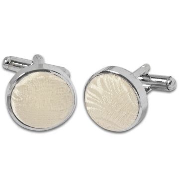 Ivory Paisley Cufflinks