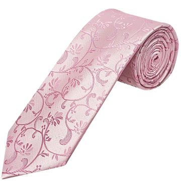 Dusty Pink Floral Classic Men's Tie