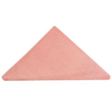 Pink Plain Textured Silk Pocket Square