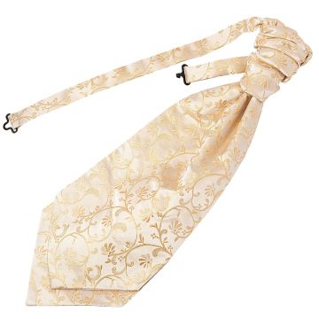 Caramel Floral Men's Cravat Tie