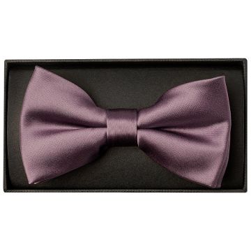 Plain Mauve Mens Bow Tie