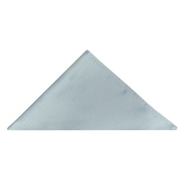 Plain Satin Duck Egg Pocket Square