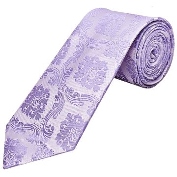 Lilac Paisley Classic Men's Tie