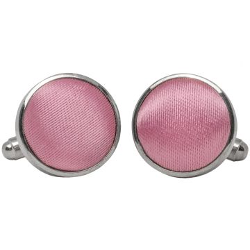 Plain Dusty Pink Cufflinks