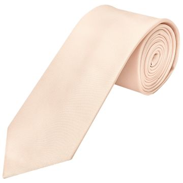 Plain Blush Satin Classic Men's Tie