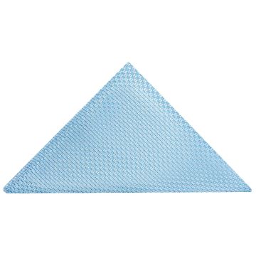 Dusty Blue Textured Pocket Square