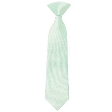 Pre Tied Mint Polka Dot Boys Tie Age 4-7