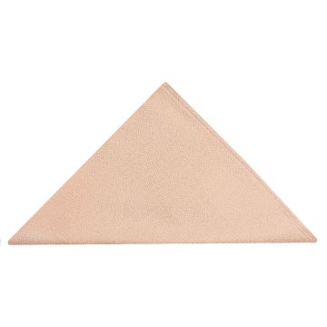 Plain Pale Peach Silk Pocket Square