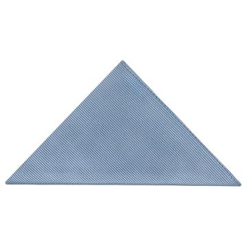 Light Blue Silk Twill Pocket Square