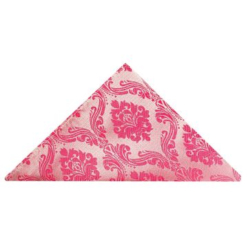 Light Coral Paisley Pocket Square
