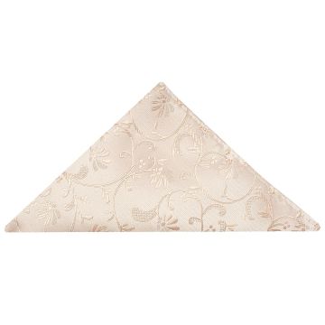 Nude Floral Pocket Square
