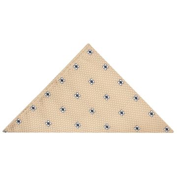 Gold Petal Pocket Square