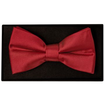 Plain Red Wine Mens Bow Tie