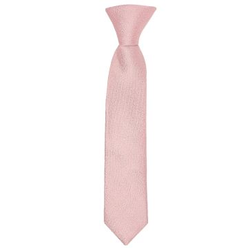 Pre Tied Dusty Rose Silk Boys Tie Age 4-7