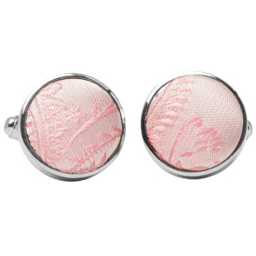 Light Pink Paisley Cufflinks 