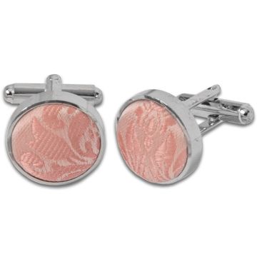 Rose Gold Paisley Cufflinks