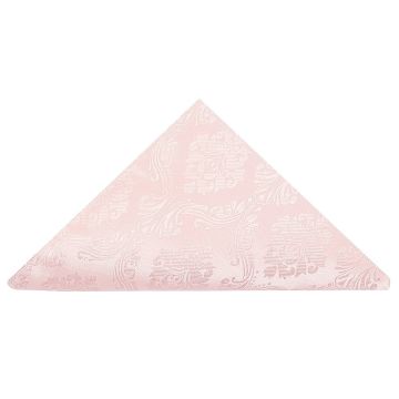 Blush Pink Paisley Pocket Square