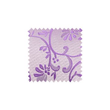 Plain Cadbury Purple Floral Swatch - CDWF1