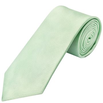 Pale Mint Satin Classic Men's Tie