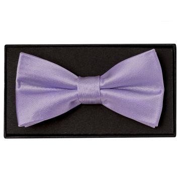 Plain Lilac Hand Made Mens Bow Tie