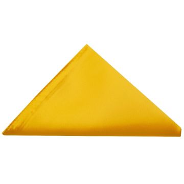 Plain Yellow Pocket Square