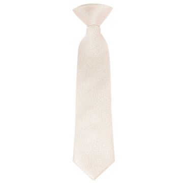 Pre Tied Blush Textured Silk Boys Tie Age 4-7
