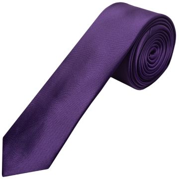 Purple Satin Boys Tie
