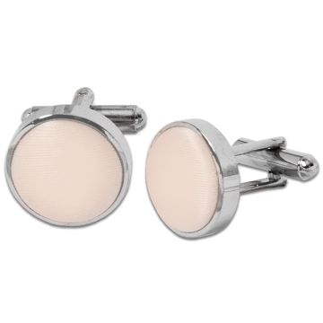 Plain Blush Cufflinks