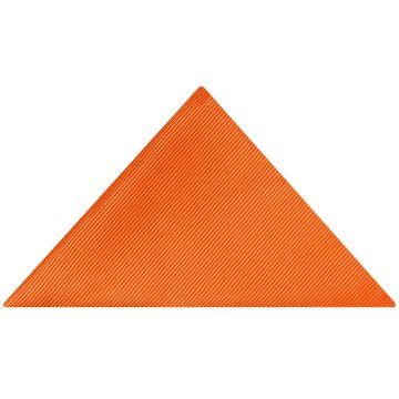 Orange Silk Twill Pocket Square